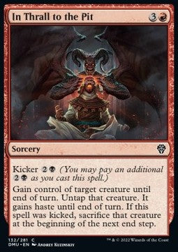 In Thrall to the Pit⁣ - Dominaria United⁣ (Common)⁣ [132]