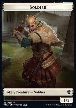 Soldier Token (White 1/1)⁣ - Dominaria United: Extras⁣ (Token)⁣ [T04]