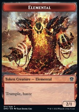 Elemental Token (Red 2/1)⁣ - Dominaria United: Extras⁣ (Token)⁣ [T11]