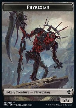 Phyrexian Token (Black 2/2)⁣ - Dominaria United: Extras⁣ (Token)⁣ [T08]