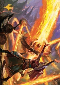 Art Series: Ghitu Amplifier (V.2)⁣ - Dominaria United: Extras⁣ (Tip Card)⁣ [A32]