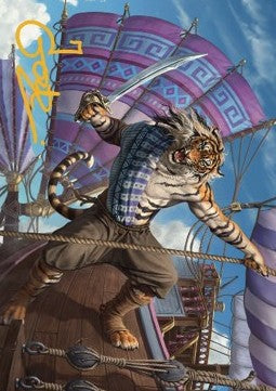 Art Series: Jedit Ojanen, Mercenary (V.2)⁣ - Dominaria United: Extras⁣ (Tip Card)⁣ [A48]