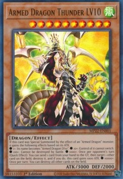 Armed Dragon Thunder LV10⁣ - 2022 Tin of the Pharaoh's Gods⁣ (Ultra Rare)⁣ [001]
