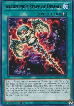Archfiend's Staff of Despair⁣ - 2022 Tin of the Pharaoh's Gods⁣ (Rare)⁣ [036]