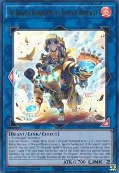 Tri-Brigade Bearbrumm the Rampant Rampager⁣ - 2022 Tin of the Pharaoh's Gods⁣ (Ultra Rare)⁣ [085]