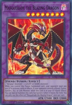 Masquerade the Blazing Dragon⁣ - 2022 Tin of the Pharaoh's Gods⁣ (Super Rare)⁣ [208]