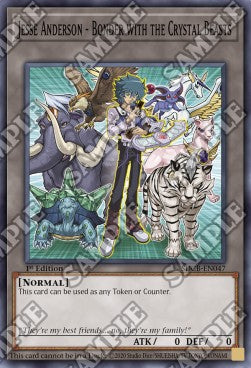 Jesse Anderson - Bonder with the Crystal Beasts⁣ - Structure Deck: Legend of the Crystal Beasts⁣ (Token)⁣ [047]