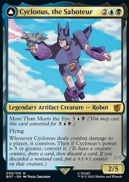 Cyclonus, the Saboteur // Cyclonus, Cybertronian Fighter (V.1)⁣ - Universes Beyond: Transformers⁣ (Mythic)⁣ [9]