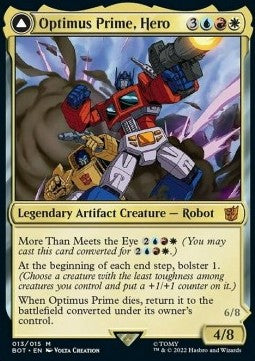 Optimus Prime, Hero // Optimus Prime, Autobot Leader (V.1)⁣ - Universes Beyond: Transformers⁣ (Mythic)⁣ [13]