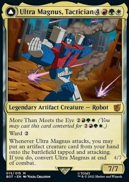 Ultra Magnus, Tactician // Ultra Magnus, Armored Carrier (V.1)⁣ - Universes Beyond: Transformers⁣ (Mythic)⁣ [15]