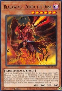 Blackwing - Zonda the Dusk⁣ - Darkwing Blast⁣ (Common)⁣ [005]