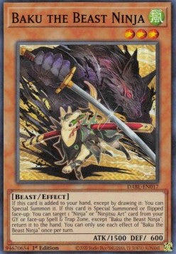 Baku the Beast Ninja⁣ - Darkwing Blast⁣ (Super Rare)⁣ [017]