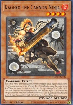 Kagero the Cannon Ninja⁣ - Darkwing Blast⁣ (Common)⁣ [018]