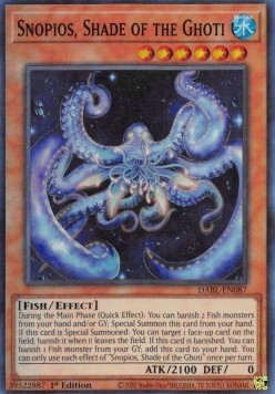 Snopios, Shade of the Ghoti⁣ - Darkwing Blast⁣ (Super Rare)⁣ [087]