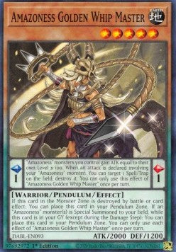 Amazoness Golden Whip Master⁣ - Darkwing Blast⁣ (Common)⁣ [093]