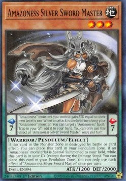 Amazoness Silver Sword Master⁣ - Darkwing Blast⁣ (Common)⁣ [094]