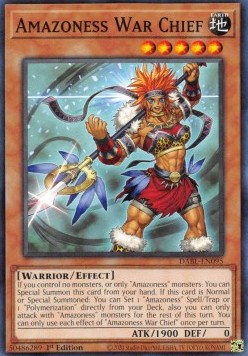 Amazoness War Chief⁣ - Darkwing Blast⁣ (Common)⁣ [095]