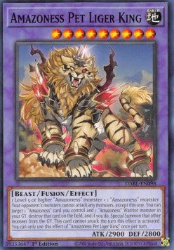 Amazoness Pet Liger King⁣ - Darkwing Blast⁣ (Common)⁣ [098]