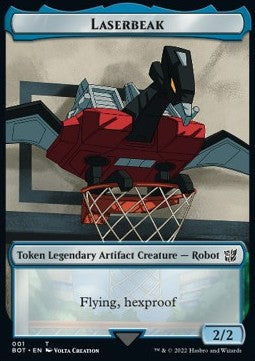 Laserbeak Token (Blue 2/2)⁣ - Universes Beyond: Transformers⁣ (Token)⁣ [T01]