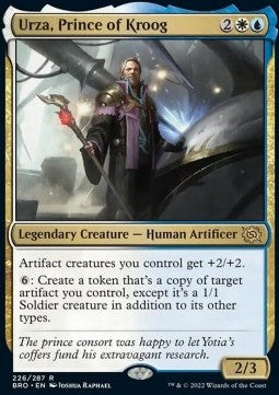 Urza, Prince of Kroog⁣ - The Brothers' War⁣ (Rare)⁣ [226]