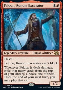 Feldon, Ronom Excavator⁣ - The Brothers' War⁣ (Rare)⁣ [135]