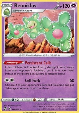 Reuniclus⁣ - Silver Tempest⁣ (Holo Rare)⁣ [078]