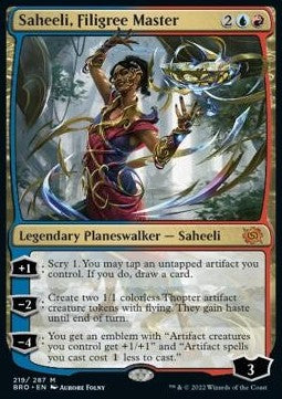 Saheeli, Filigree Master⁣ - The Brothers' War⁣ (Mythic)⁣ [219]
