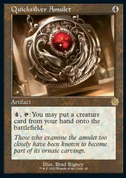 Quicksilver Amulet (V.1)⁣ - Retro Frame Artifacts⁣ (Rare)⁣ [45]