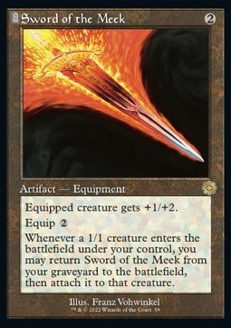 Sword of the Meek (V.1)⁣ - Retro Frame Artifacts⁣ (Rare)⁣ [59]
