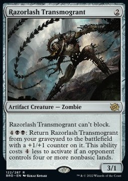 Razorlash Transmogrant⁣ - The Brothers' War⁣ (Rare)⁣ [122]