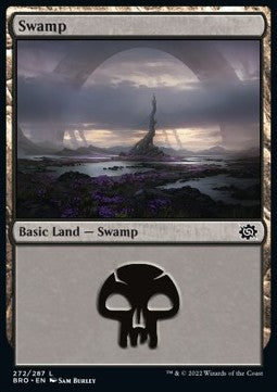 Swamp (V.3)⁣ - The Brothers' War⁣ (Land)⁣ [272]