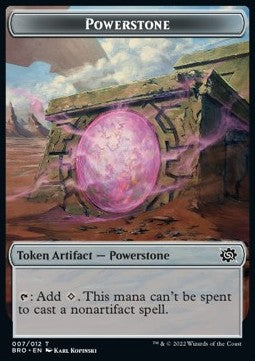 Powerstone Token⁣ - The Brothers' War: Extras⁣ (Token)⁣ [T07]