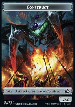 Construct Token (Artifact 2/2)⁣ - The Brothers' War: Extras⁣ (Token)⁣ [T04]