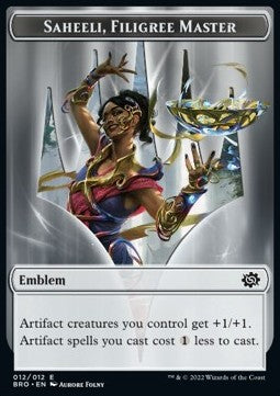 Saheeli, FIligree Master Emblem⁣ - The Brothers' War: Extras⁣ (Token)⁣ [T12]