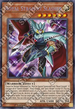 Royal Straight Slasher⁣ - Battles of Legend: Crystal Revenge⁣ (Secret Rare)⁣ [001]