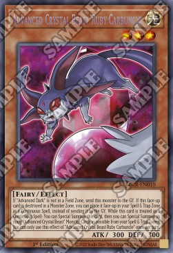 Advanced Crystal Beast Ruby Carbuncle⁣ - Battles of Legend: Crystal Revenge⁣ (Secret Rare)⁣ [010]