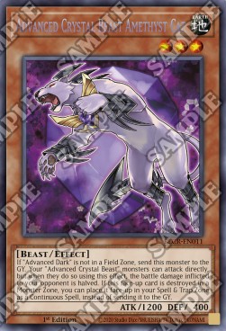 Advanced Crystal Beast Amethyst Cat⁣ - Battles of Legend: Crystal Revenge⁣ (Secret Rare)⁣ [011]