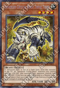 Advanced Crystal Beast Topaz Tiger⁣ - Battles of Legend: Crystal Revenge⁣ (Secret Rare)⁣ [013]