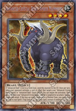 Advanced Crystal Beast Amber Mammoth⁣ - Battles of Legend: Crystal Revenge⁣ (Secret Rare)⁣ [014]