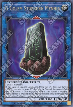 G Golem Stubborn Menhir⁣ - Battles of Legend: Crystal Revenge⁣ (Ultra Rare)⁣ [043]