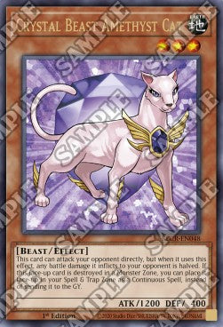 Crystal Beast Amethyst Cat⁣ - Battles of Legend: Crystal Revenge⁣ (Ultra Rare)⁣ [048]