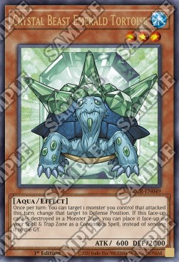Crystal Beast Emerald Tortoise⁣ - Battles of Legend: Crystal Revenge⁣ (Ultra Rare)⁣ [049]