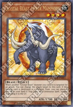 Crystal Beast Amber Mammoth⁣ - Battles of Legend: Crystal Revenge⁣ (Ultra Rare)⁣ [051]
