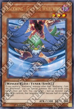 Blackwing - Gale the Whirlwind⁣ - Battles of Legend: Crystal Revenge⁣ (Ultra Rare)⁣ [056]