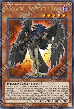 Blackwing - Sirocco the Dawn⁣ - Battles of Legend: Crystal Revenge⁣ (Ultra Rare)⁣ [058]