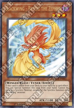 Blackwing - Breeze the Zephyr⁣ - Battles of Legend: Crystal Revenge⁣ (Ultra Rare)⁣ [061]