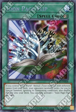 Toon Page-Flip⁣ - Battles of Legend: Crystal Revenge⁣ (Secret Rare)⁣ [068]