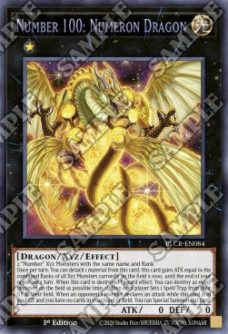 Number 100: Numeron Dragon⁣ - Battles of Legend: Crystal Revenge⁣ (Secret Rare)⁣ [084]