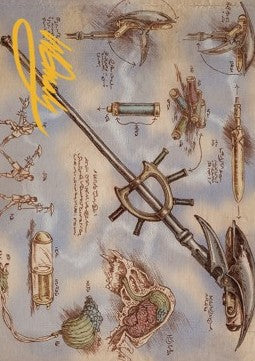 Art Series: Staff of Domination (V.2)⁣ - The Brothers' War: Extras⁣ (Tip Card)⁣ [A79]
