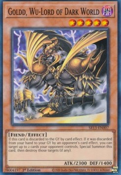 Goldd, Wu-Lord of Dark World⁣ - Structure Deck: Dark World⁣ (Common)⁣ [007]